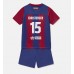 Barcelona Andreas Christensen #15 Babykleding Thuisshirt Kinderen 2023-24 Korte Mouwen (+ korte broeken)